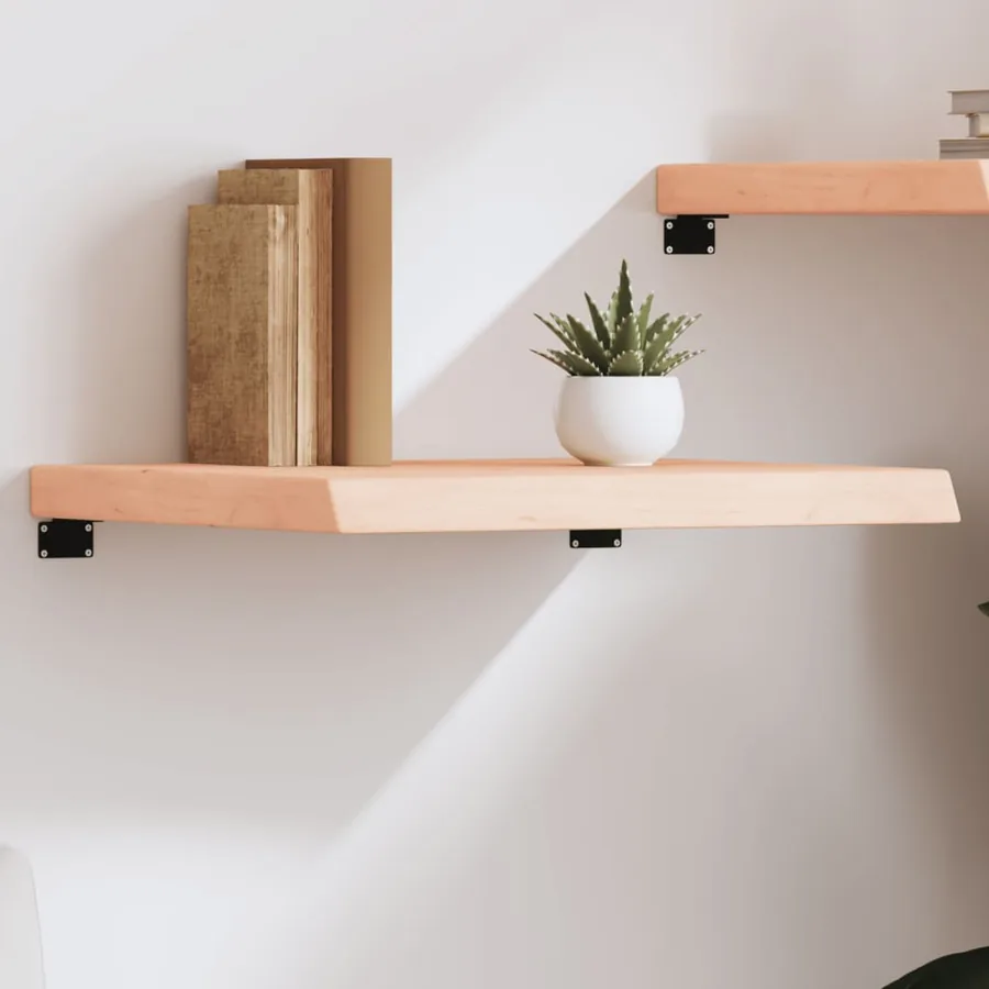 Étagère murale 60x60x(2-6) cm bois de chêne massif non traité
