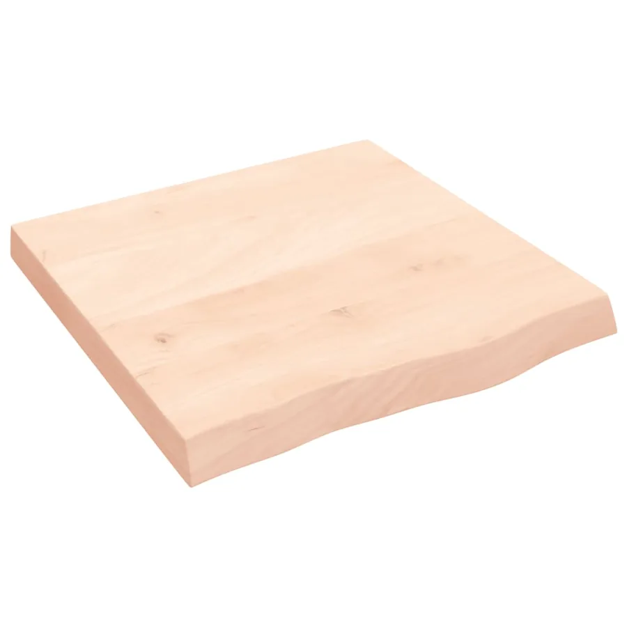 Étagère murale 60x60x(2-6) cm bois de chêne massif non traité - 2