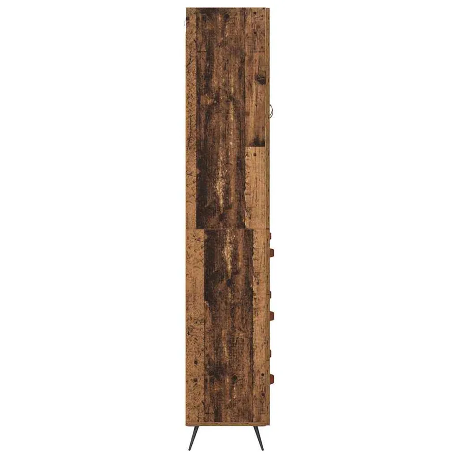 Haut Armoire Bois Ancien 69,5 x 34 x 180 cm Bois d'ingénierie - 9