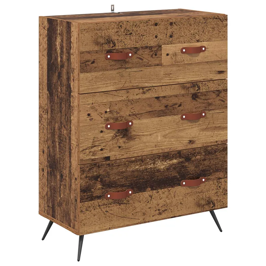 Haut Armoire Bois Ancien 69,5 x 34 x 180 cm Bois d'ingénierie - 6