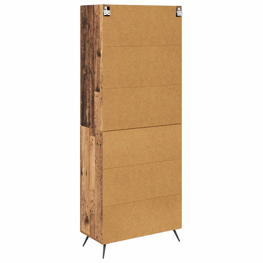 Haut Armoire Bois Ancien 69,5 x 34 x 180 cm Bois d'ingénierie - 8