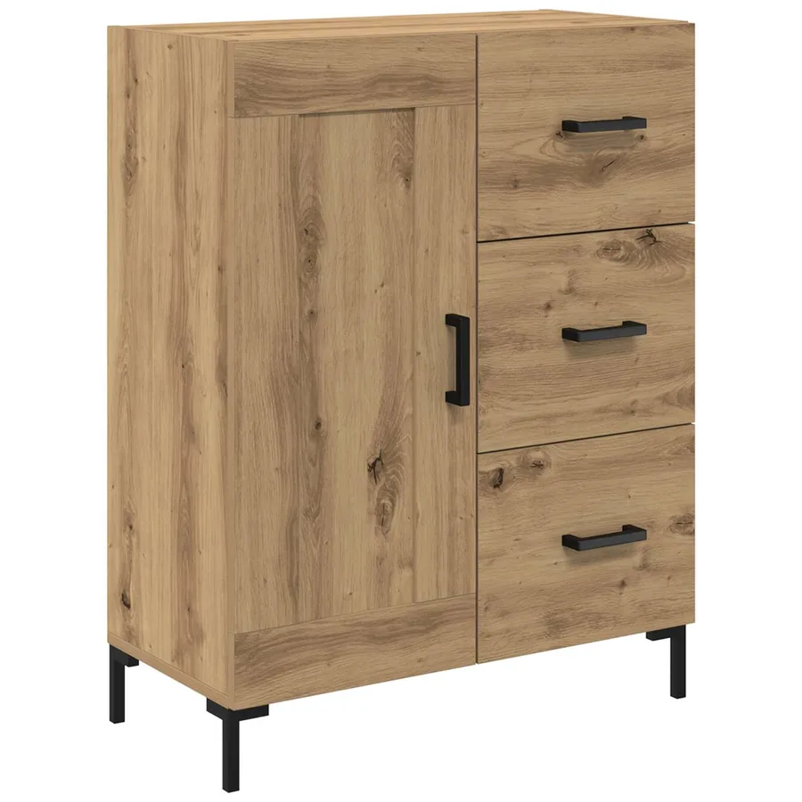 Haut Armoire Chêne artisanal 69,5 x 34 x 180 cm - 7