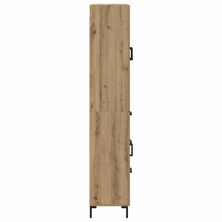 Haut Armoire Chêne artisanal 69,5 x 34 x 180 cm - 9
