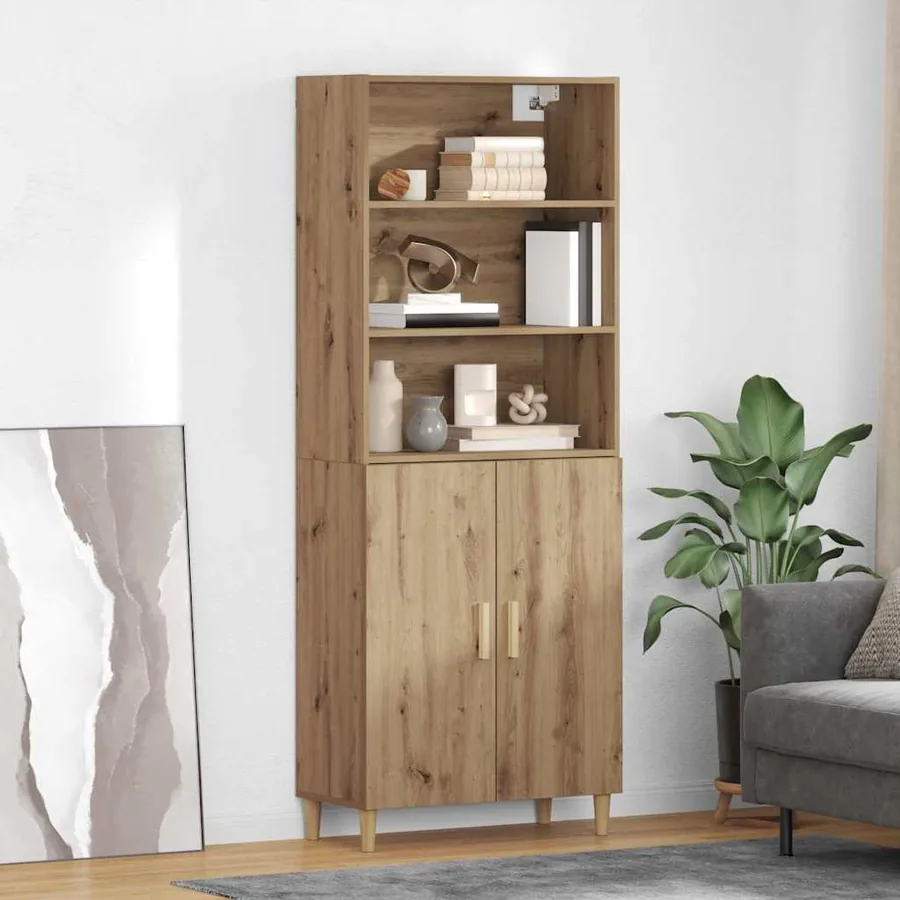 Haut Armoire Chêne artisanal 69,5 x 32,5 x 180 cm