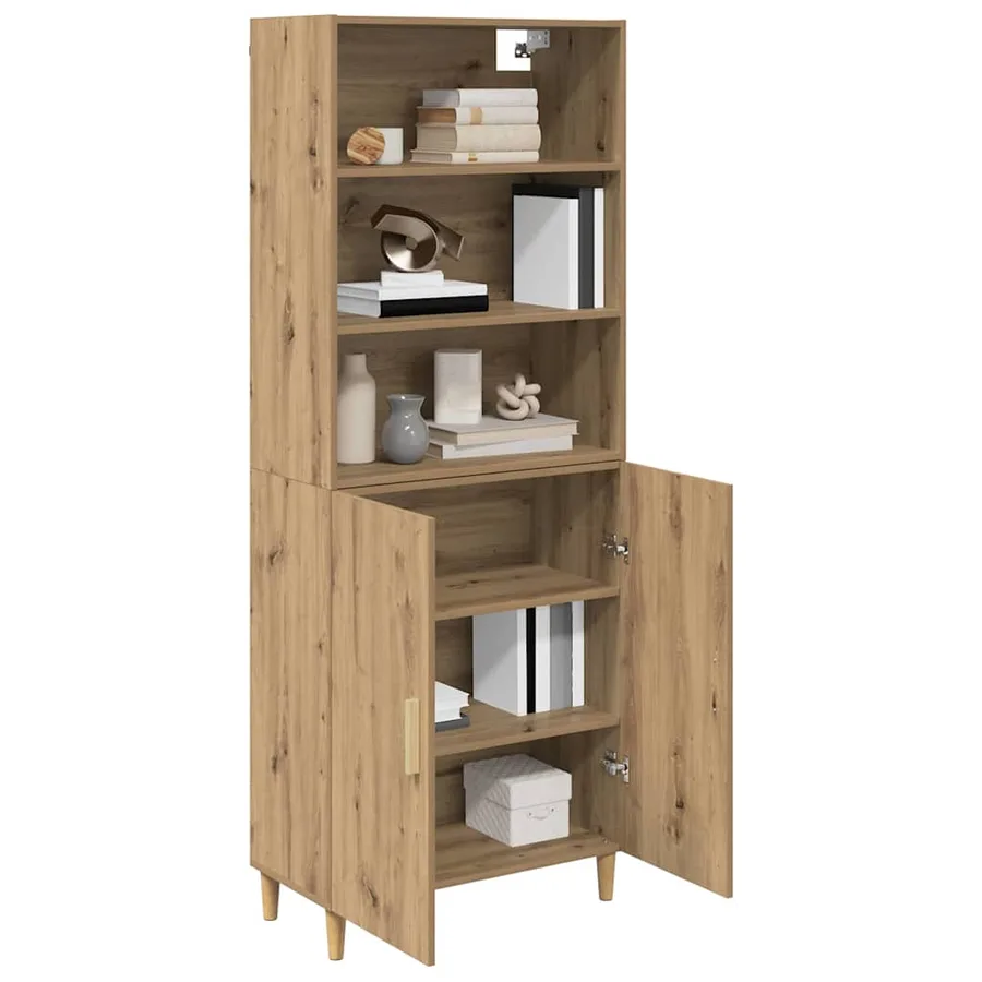 Haut Armoire Chêne artisanal 69,5 x 32,5 x 180 cm - 3