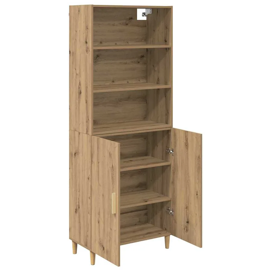 Haut Armoire Chêne artisanal 69,5 x 32,5 x 180 cm - 5