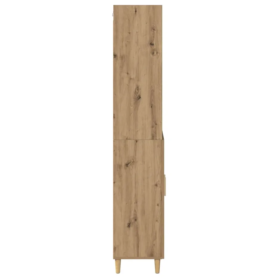 Haut Armoire Chêne artisanal 69,5 x 32,5 x 180 cm - 9