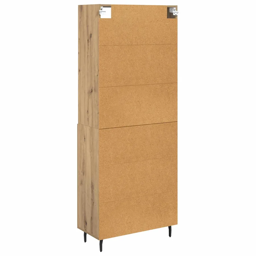 Haut Armoire 2 pcs Chêne artisanal 69,5 x 32,5 x 180 cm - 8
