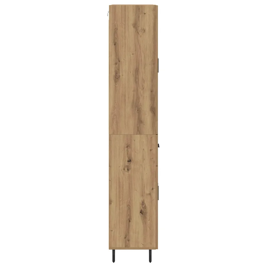 Haut Armoire 2 pcs Chêne artisanal 69,5 x 34 x 180 cm - 9