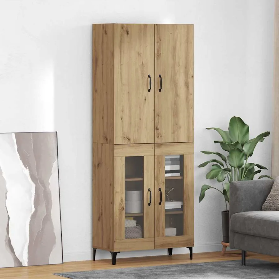 Haut Armoire Chêne artisanal 69,5 x 34 x 180 cm