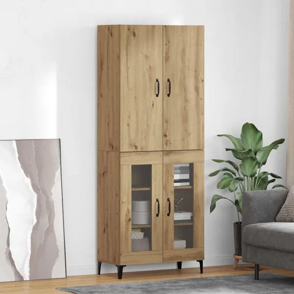 Haut Armoire Chêne artisanal 69,5 x 34 x 180 cm