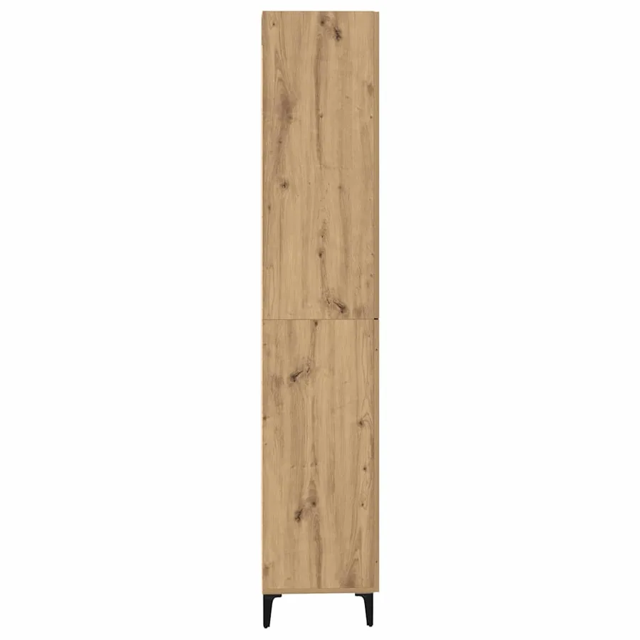 Haut Armoire Chêne artisanal 69,5 x 34 x 180 cm - 9