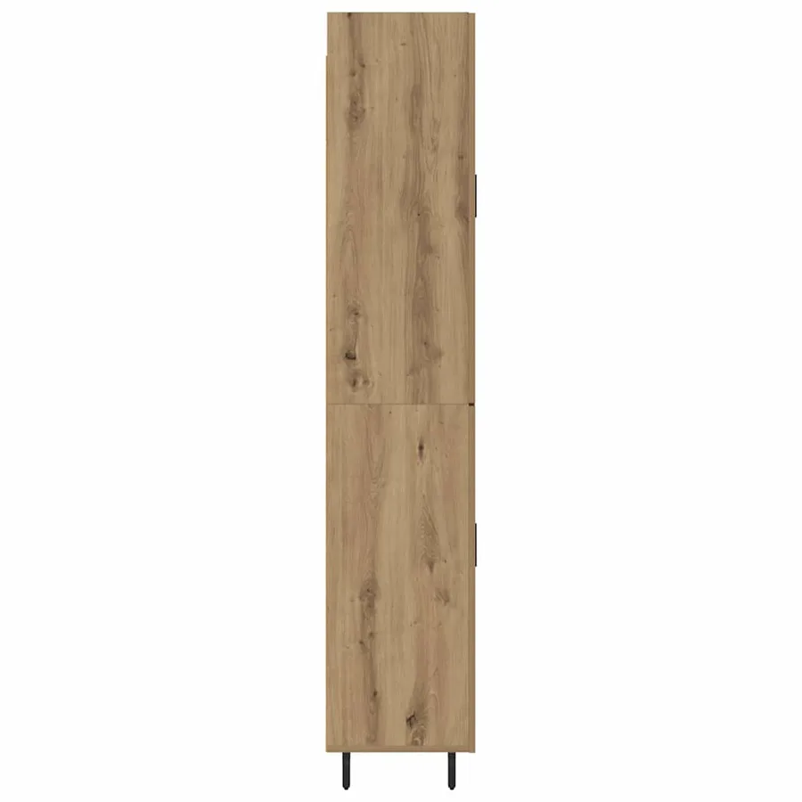 Haut Armoire 2 pcs Chêne artisanal 69,5 x 34 x 180 cm - 9