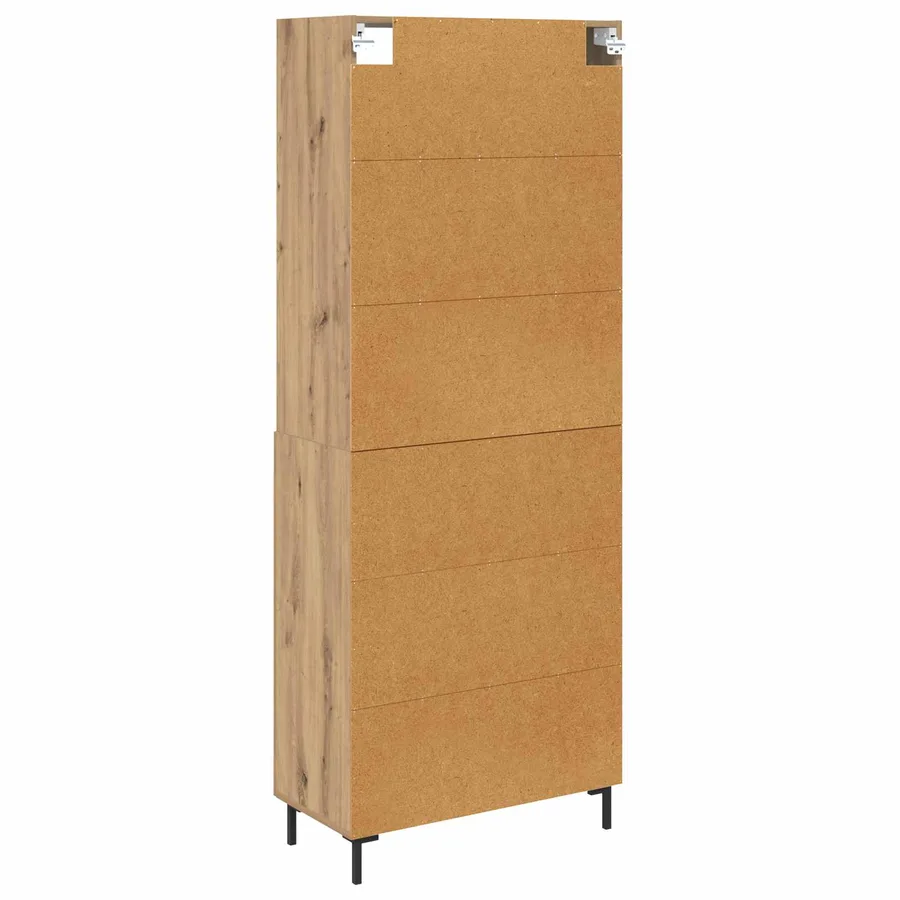 Haut Armoire Chêne artisanal 69,5 x 34 x 180 cm - 8