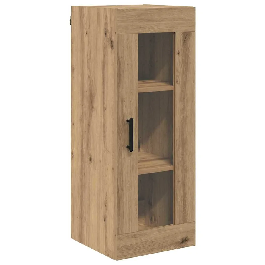 Haut Armoire avec tiroir Chêne artisanal 34,5 x 34 x 180 cm - 6