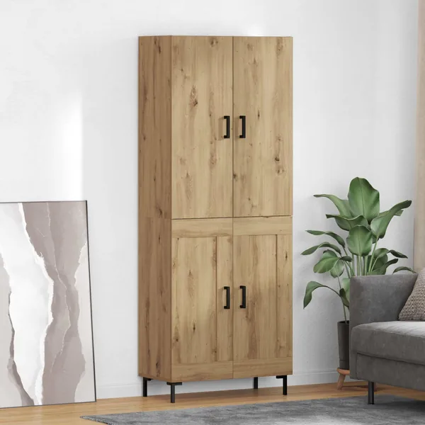 Haut Armoire Chêne artisanal 69,5 x 34 x 180 cm