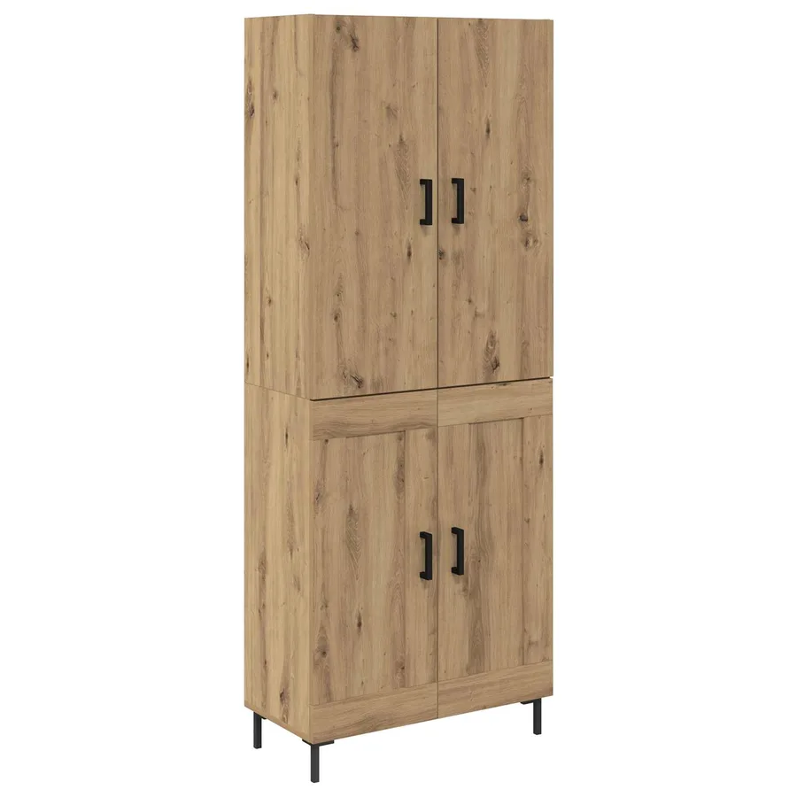 Haut Armoire Chêne artisanal 69,5 x 34 x 180 cm - 2
