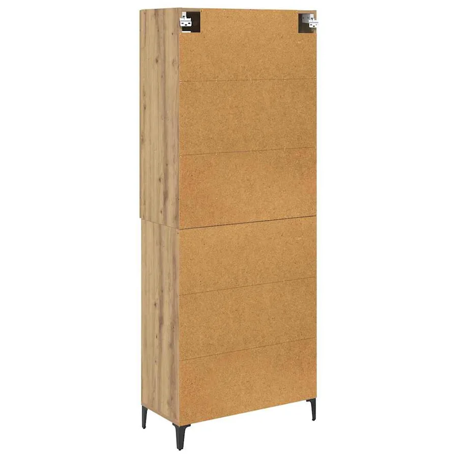 Haut Armoire Chêne artisanal 69,5 x 34 x 180 cm - 10
