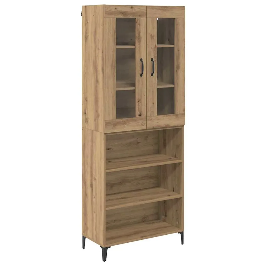 Haut Armoire Chêne artisanal 69,5 x 34 x 180 cm - 2