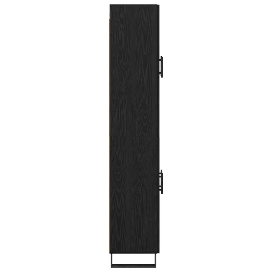 Haut Armoire 2 pcs Chêne noir 69,5 x 34 x 180 cm - 9