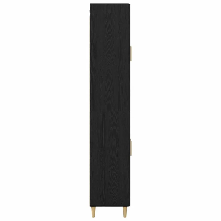 Haut Armoire Chêne noir 69,5 x 34 x 180 cm - 9