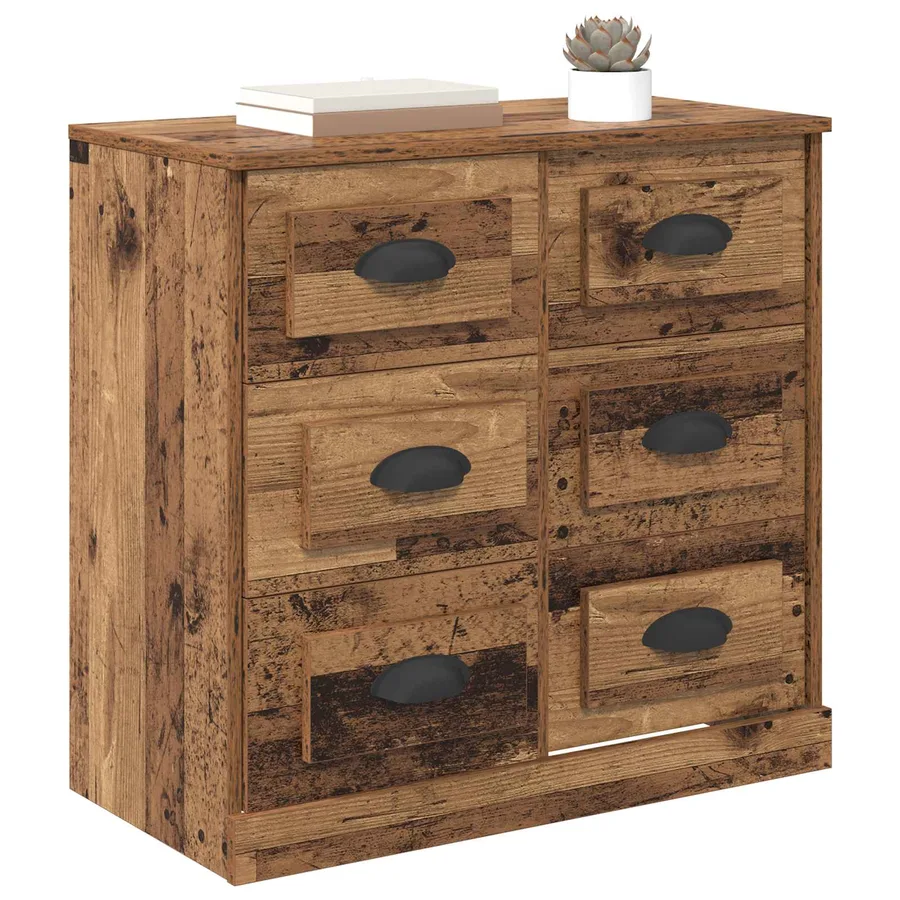 Buffet Bois Ancien 70 x 35,5 x 67,5 cm Bois d'ingénierie - 3