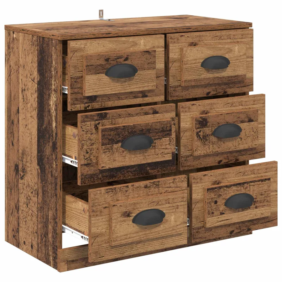 Buffet Bois Ancien 70 x 35,5 x 67,5 cm Bois d'ingénierie - 5