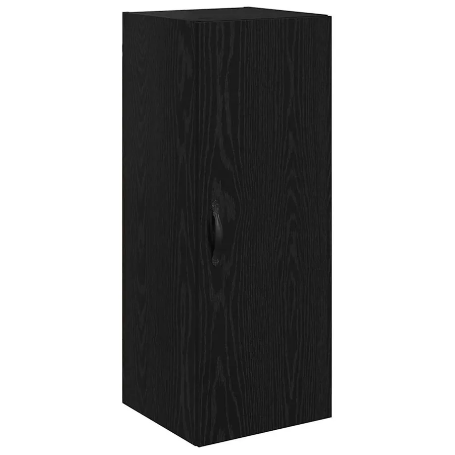 Meuble mural Chêne noir 34,5 x 34 x 90 cm Bois d'ingénierie - 2