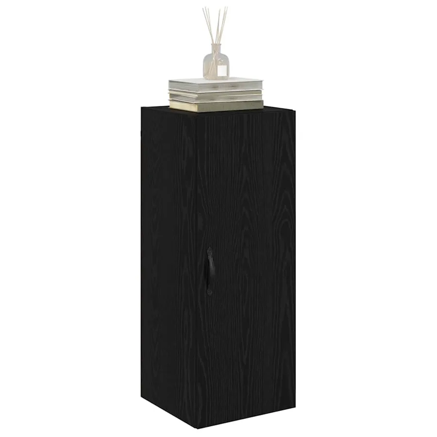 Meuble mural Chêne noir 34,5 x 34 x 90 cm Bois d'ingénierie - 3