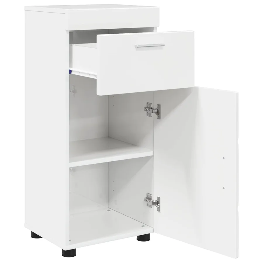 Ensemble d'armoire de salle de bain TULUM Blanc brillant - 5