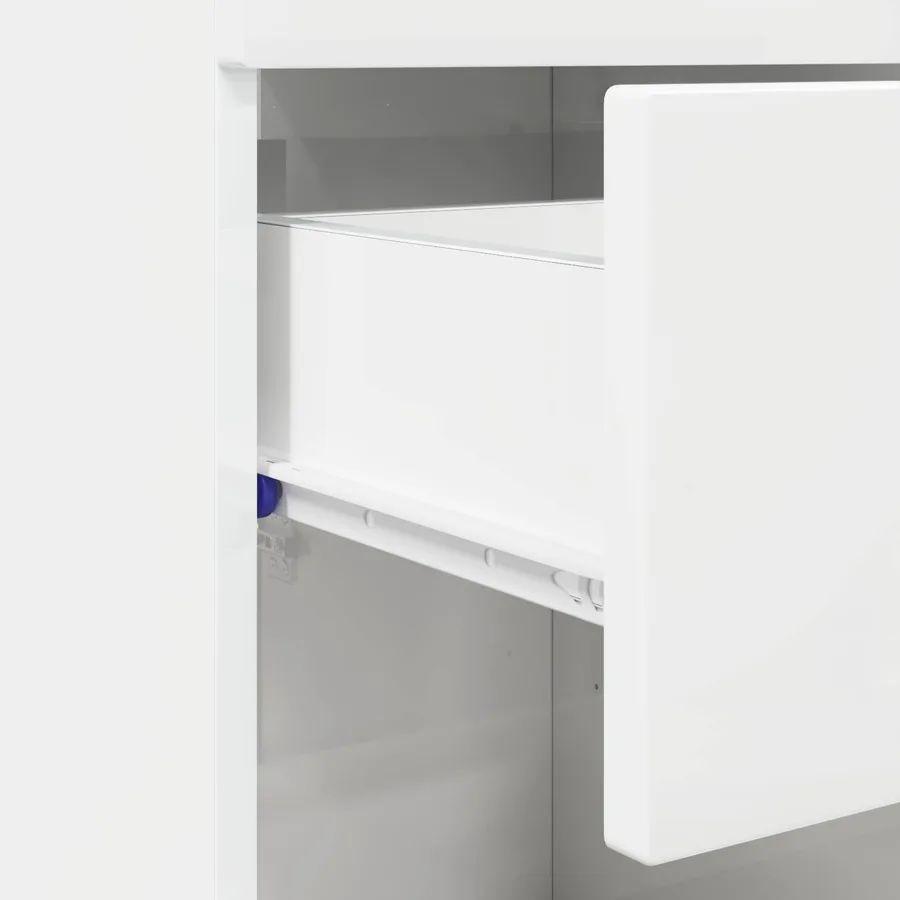 Ensemble d'armoire de salle de bain TULUM Blanc brillant - 8