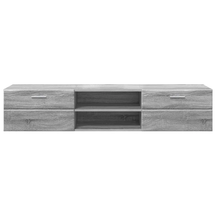 Cabinet en Bois Gris Sonoma 150 x 39 x 30 cm Bois d'ingénierie - 6