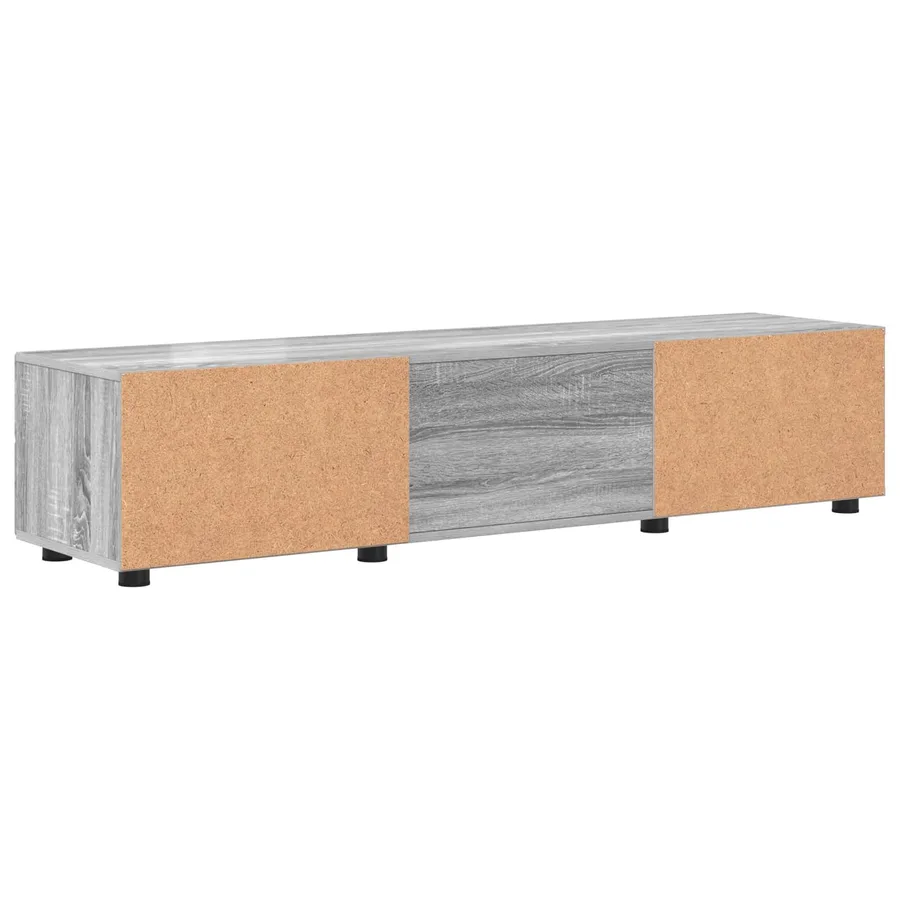 Cabinet en Bois Gris Sonoma 150 x 39 x 30 cm Bois d'ingénierie - 9