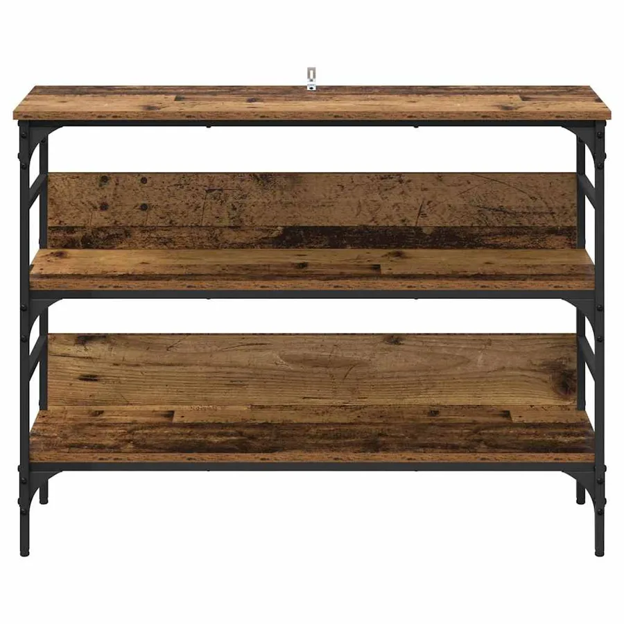 Table console Bois ancien 100 x 32 x 75 cm Bois d'ingénierie - 5