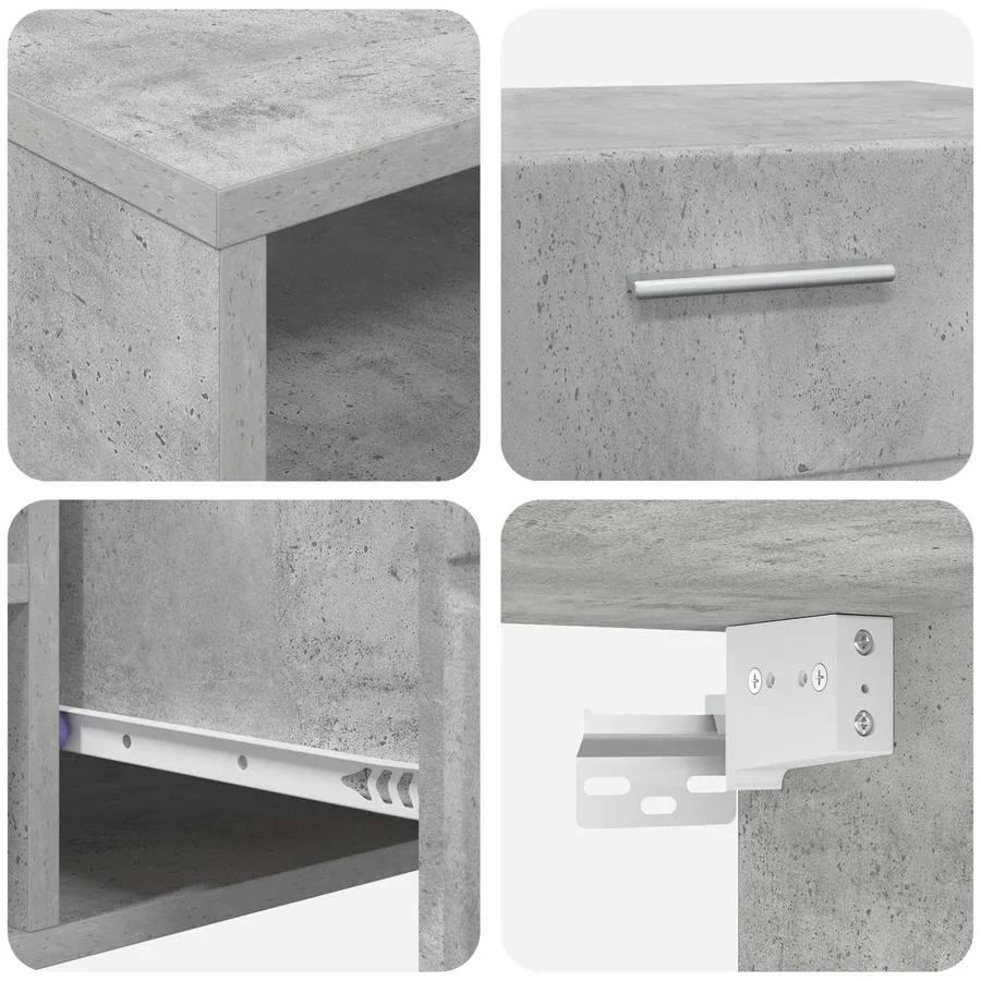Cabinet en Bois avec tiroir Blanc brillant 150 x 39 x 30 cm - 10