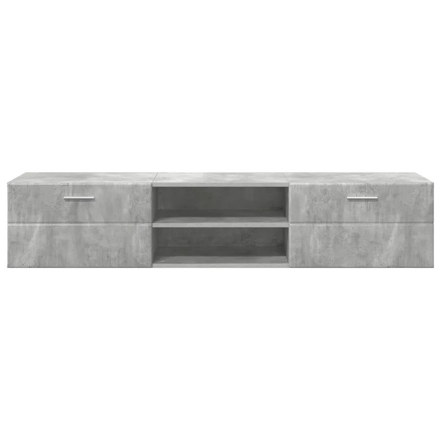 Cabinet en Bois avec tiroir Blanc brillant 150 x 39 x 30 cm - 6