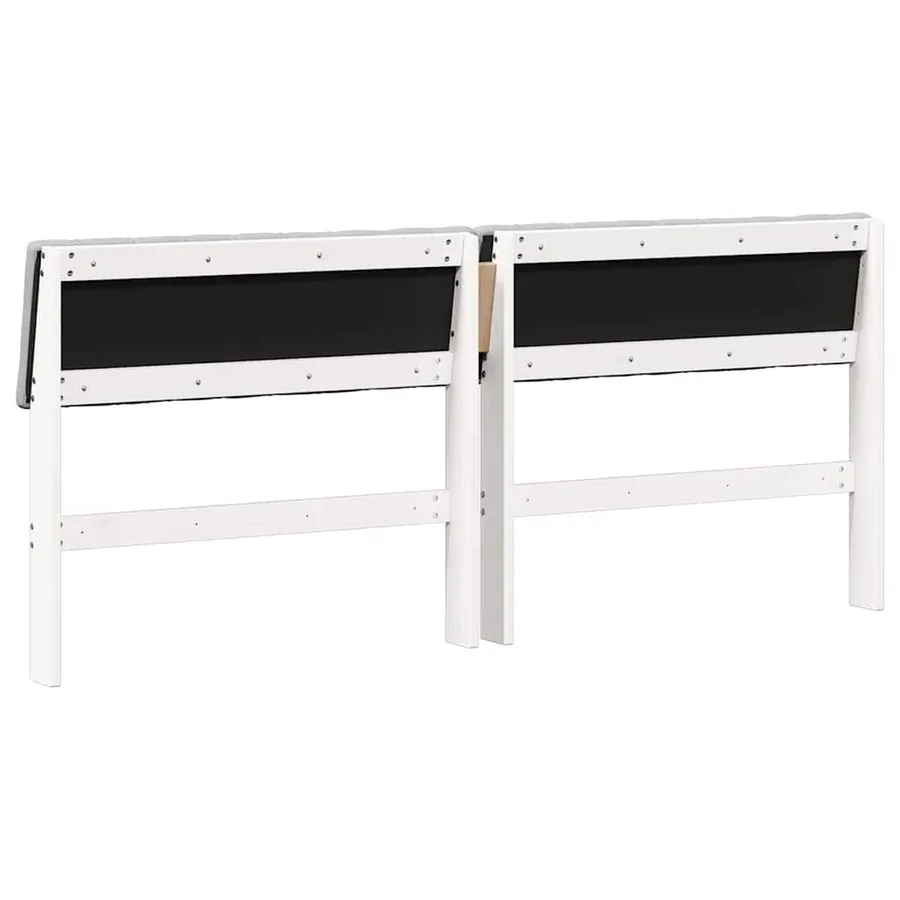 Tête de lit capitonnée Gris clair 180 cm Pin massif - 6