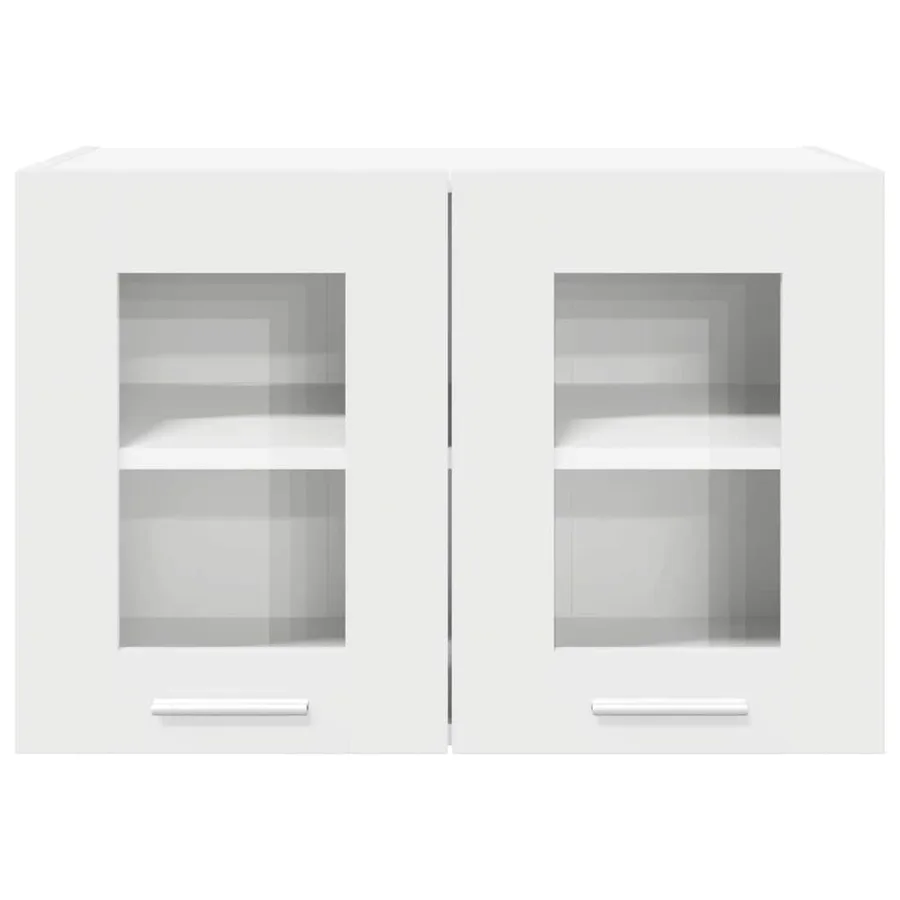 Armoire suspendue 2 pcs Blanc 60 x 31 x 40 cm Bois d'ingénierie - 7
