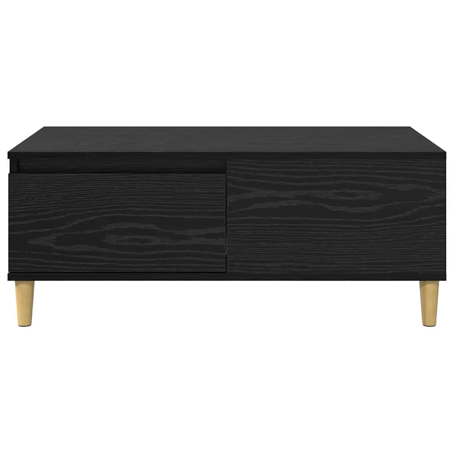 Table basse Chêne noir 90 x 50 x 35 cm Bois d'ingénierie - 6