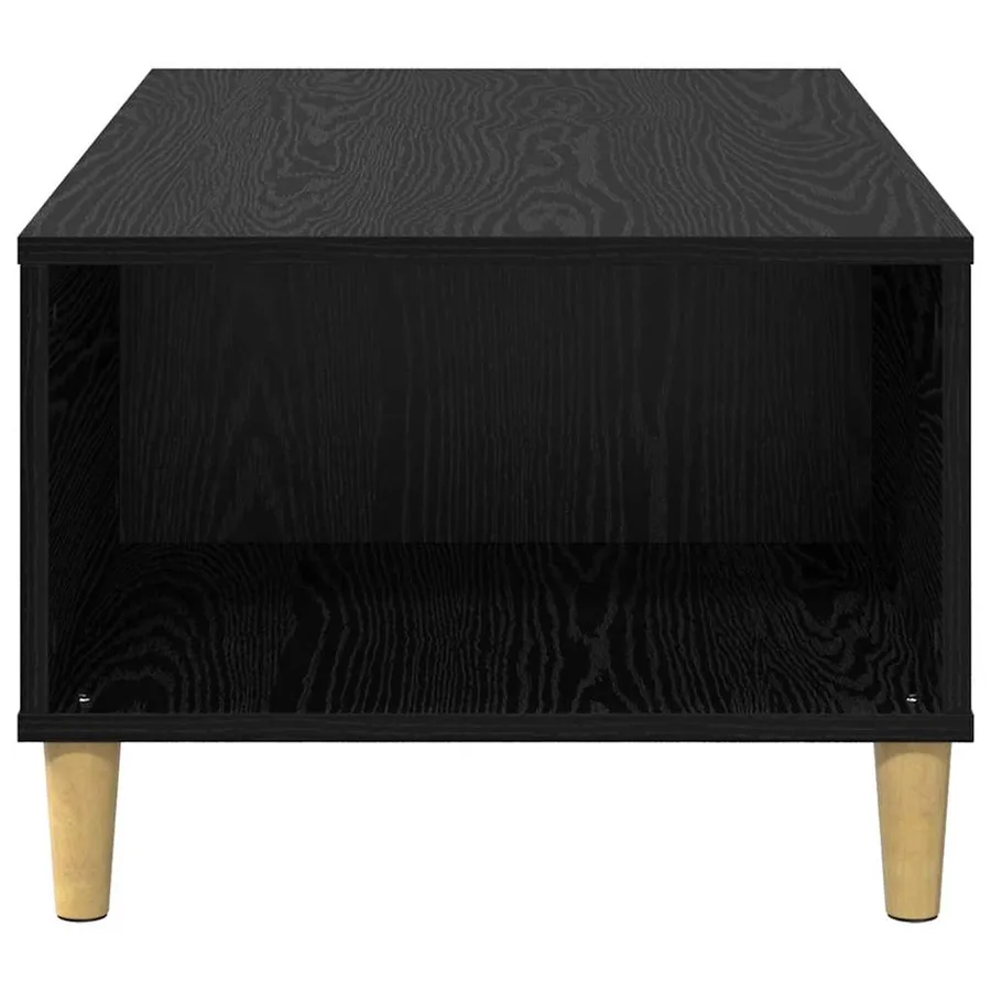 Table basse Chêne noir 90 x 50 x 35 cm Bois d'ingénierie - 7