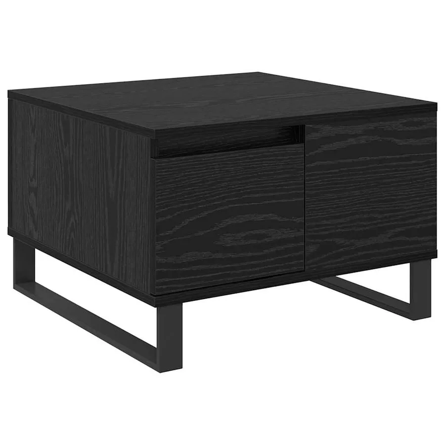Table basse Chêne noir 55 x 55 x 36,5 cm Bois d'ingénierie - 2