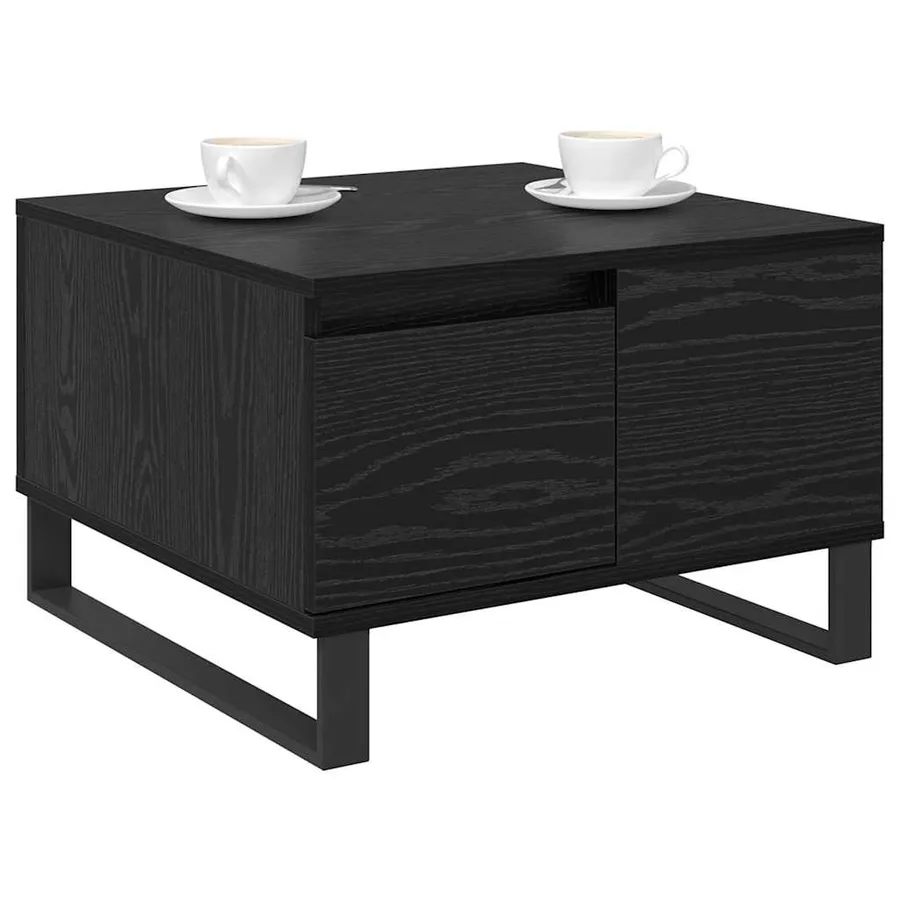 Table basse Chêne noir 55 x 55 x 36,5 cm Bois d'ingénierie - 3