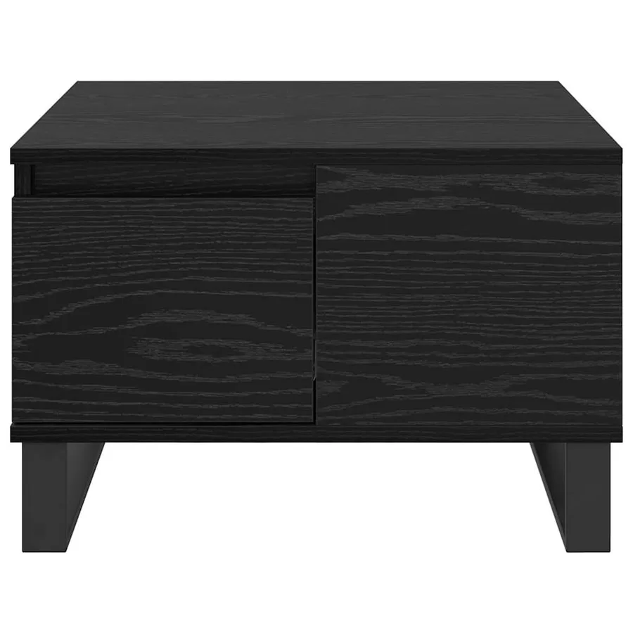 Table basse Chêne noir 55 x 55 x 36,5 cm Bois d'ingénierie - 6