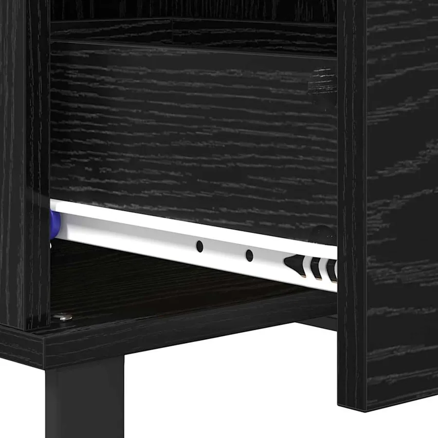 Table basse Chêne noir 55 x 55 x 36,5 cm Bois d'ingénierie - 9