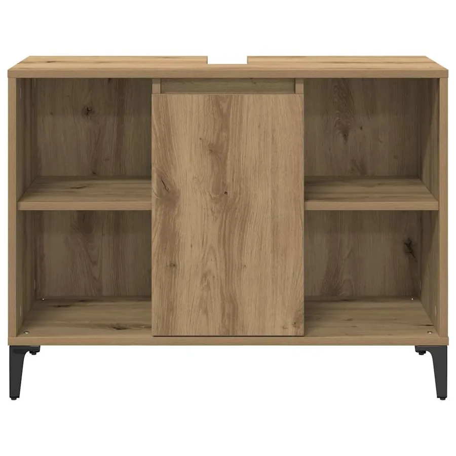 Ensemble de mobilier de salle de bain 3 pc Chêne artisanal - 7