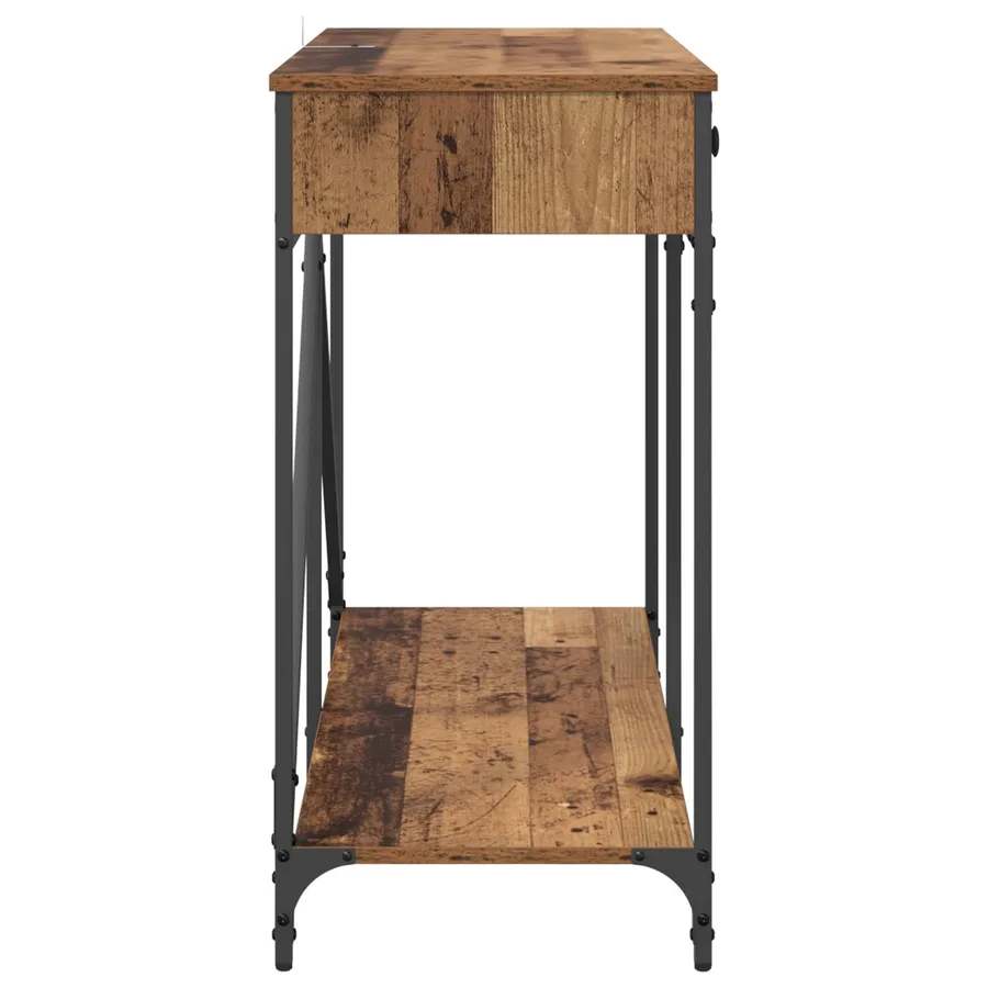 Table console Bois Ancien 100 x 39 x 78,5 cm Bois d'ingénierie - 7