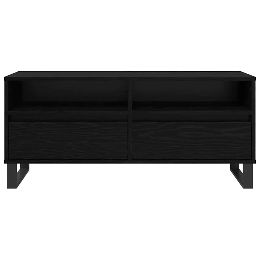 Meuble TV avec tiroir Chêne noir 100 x 34,5 x 44,5 cm - 6