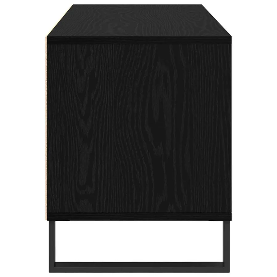 Meuble TV avec tiroir Chêne noir 100 x 34,5 x 44,5 cm - 7