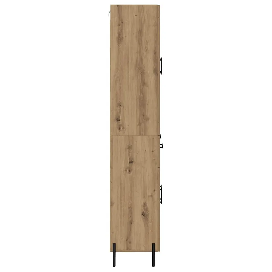 Haut Armoire 2 pcs Chêne artisanal 69,5 x 34 x 180 cm - 9