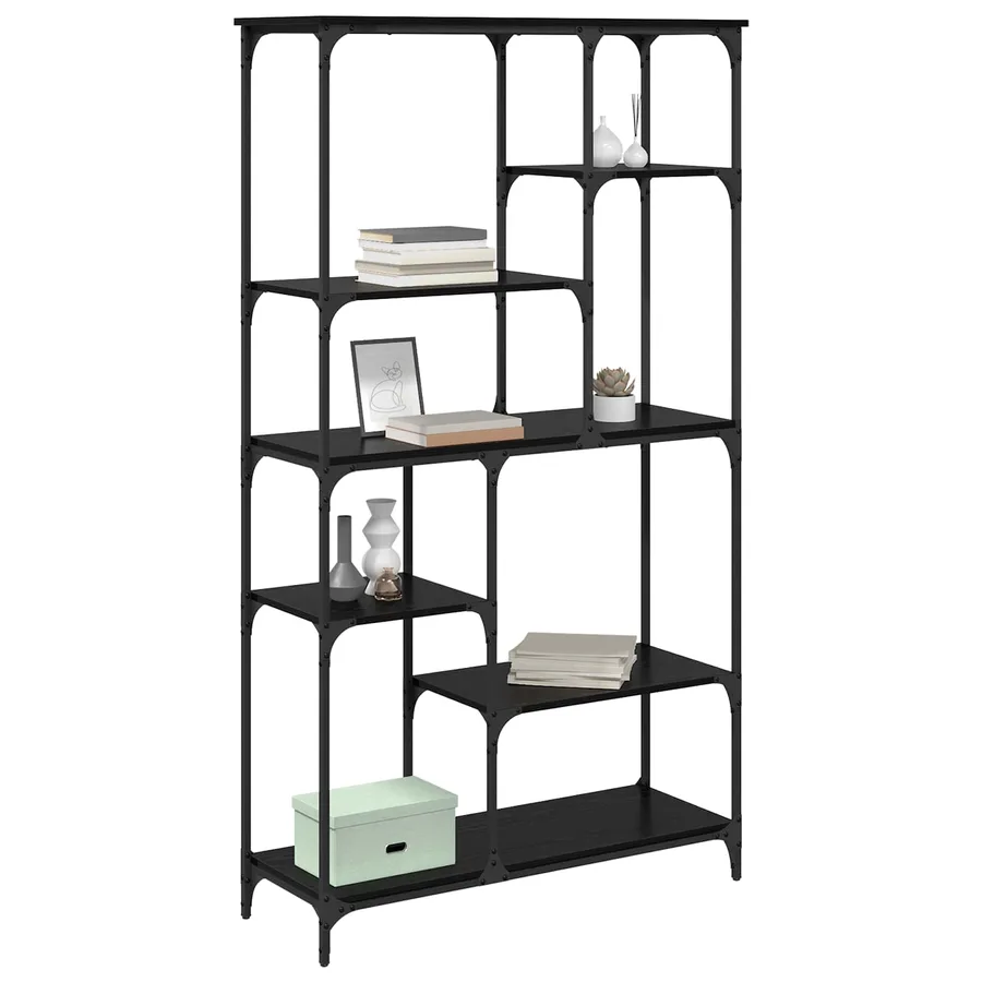 Étagère Chêne noir 99 x 35,5 x 176 cm Bois d'ingénierie - 3